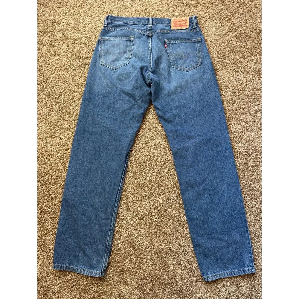 Levi's 550 Relaxed Fit Tapered Leg Medium Wash Denim Mens Size 31x32 Blue